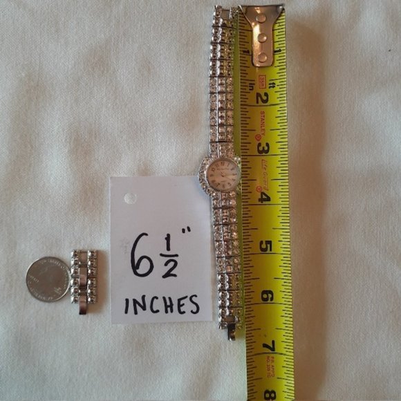 New - Main Line Time - Crystal Watch 4 Piece Set - Silver-Tone - Picture 9 of 12